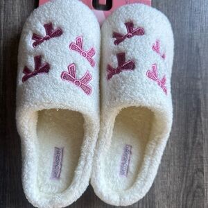 Willow & Ruby Bow Ladies Slippers XL 11